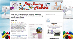 Desktop Screenshot of buysewingmachineinfo.com