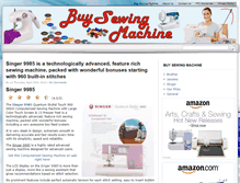 Tablet Screenshot of buysewingmachineinfo.com